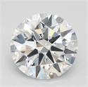 Lab Grown Diamond 1.02 Carats, Round with Ideal Cut, D Color, IF Clarity and Certified by IGI