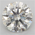 Diamante Natural 0.90 quilates, Redondo , Color J, claridad SI1 y certificado GIA