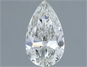 Natural Diamond 1.00 Carats, Pear with  Cut, H Color, VS2 Clarity and Certified by IGI