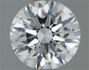 Foto Diamante Natural 0.54 quilates, Redondo , Color H, claridad VVS1 y certificado IGI de