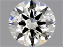 Natural Diamond 1.01 Carats, Round with Excellent Cut, K Color, IF Clarity and Certified by GIA