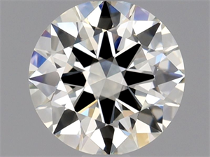 Picture of Natural Diamond 1.01 Carats, Round with Excellent Cut, K Color, IF Clarity and Certified by GIA