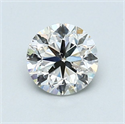 Diamante Natural 0.90 quilates, Redondo , Color H, claridad SI2 y certificado GIA