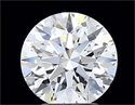 Del inventario de diamantes de laboratorio, 2.10 quilates, Redondo , Color D, claridad VVS2 y certificado IGI