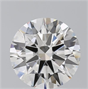Natural Diamond 3.01 Carats, Round with Excellent Cut, H Color, VS2 Clarity and Certified by GIA