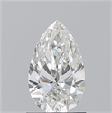 Natural Diamond 1.03 Carats, Pear with  Cut, H Color, VS2 Clarity and Certified by GIA