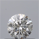 Diamante Natural 0.41 quilates, Redondo , Color E, claridad VVS2 y certificado GIA