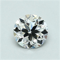 Natural Diamond 0.90 Carats, Round with Very Good Cut, H Color, SI1 Clarity and Certified by GIA