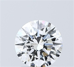 Picture of Lab Grown Diamond 1.50 Carats, Round with Excellent Cut, D Color, VVS2 Clarity and Certified by IGI