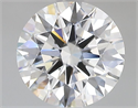 Del inventario de diamantes de laboratorio, 2.08 quilates, Redondo , Color E, claridad VVS2 y certificado IGI
