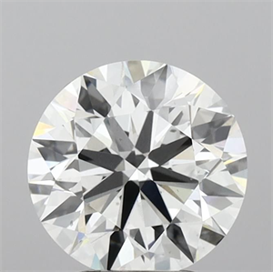 Picture of Lab Grown Diamond 2.43 Carats, Round with Ideal Cut, E Color, VVS2 Clarity and Certified by IGI