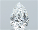 Natural Diamond 0.71 Carats, Pear with  Cut, F Color, VS1 Clarity and Certified by GIA