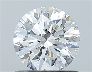 Picture of Natural Diamond 0.80 Carats, Round with Excellent Cut, E Color, IF Clarity and Certified by GIA