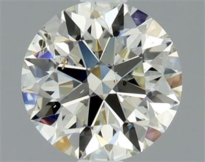 Picture of Natural Diamond 0.80 Carats, Round with Excellent Cut, K Color, SI2 Clarity and Certified by GIA