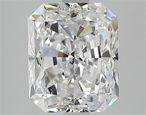 Picture of Natural Diamond 3.01 Carats, Radiant with  Cut, D Color, SI1 Clarity and Certified by GIA