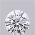 Lab Grown Diamond 0.74 Carats, Round with Ideal Cut, D Color, VVS2 Clarity and Certified by IGI