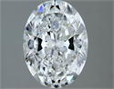Natural Diamond 2.02 Carats, Oval with  Cut, E Color, VS1 Clarity and Certified by GIA