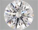 Lab Grown Diamond 3.55 Carats, Round with Ideal Cut, D Color, VS1 Clarity and Certified by IGI