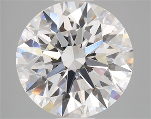 Picture of Lab Grown Diamond 3.55 Carats, Round with Ideal Cut, D Color, VS1 Clarity and Certified by IGI