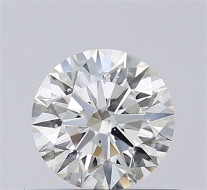 Foto Diamante Natural 0.51 quilates, Redondo , Color L, claridad SI1 y certificado IGI de