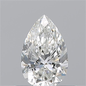 Picture of Natural Diamond 0.50 Carats, Pear with  Cut, H Color, VS1 Clarity and Certified by GIA