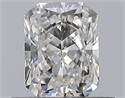 Natural Diamond 0.51 Carats, Radiant with  Cut, F Color, VS1 Clarity and Certified by GIA