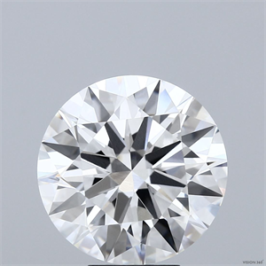 Picture of Lab Grown Diamond 7.02 Carats, Round with Excellent Cut, F Color, VVS2 Clarity and Certified by IGI
