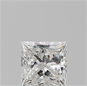 Natural Diamond 0.55 Carats, Princess with  Cut, F Color, VS1 Clarity and Certified by GIA