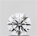 Lab Grown Diamond 0.80 Carats, Round with Excellent Cut, D Color, VS1 Clarity and Certified by IGI