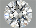 Diamante Natural 0.44 quilates, Redondo , Color F, claridad VVS1 y certificado GIA