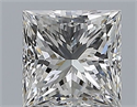 Natural Diamond 1.20 Carats, Princess with  Cut, F Color, VS1 Clarity and Certified by GIA