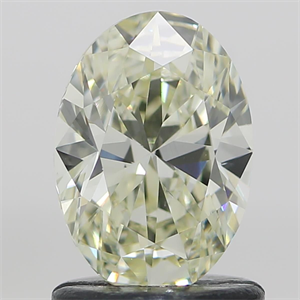 Foto Diamante Natural 1.01 quilates, Ovalado , Color N, claridad VVS1 y certificado GIA de