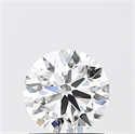 Lab Grown Diamond 1.03 Carats, Round with Ideal Cut, D Color, VS1 Clarity and Certified by IGI