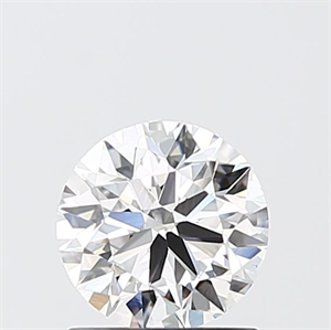 Picture of Lab Grown Diamond 1.03 Carats, Round with Ideal Cut, D Color, VS1 Clarity and Certified by IGI