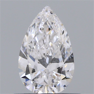 Picture of Natural Diamond 0.50 Carats, Pear with  Cut, E Color, SI1 Clarity and Certified by GIA