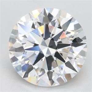 Picture of Lab Grown Diamond 4.04 Carats, Round with Ideal Cut, D Color, VVS1 Clarity and Certified by IGI