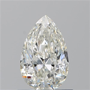 Picture of Natural Diamond 0.77 Carats, Pear with  Cut, I Color, SI1 Clarity and Certified by GIA
