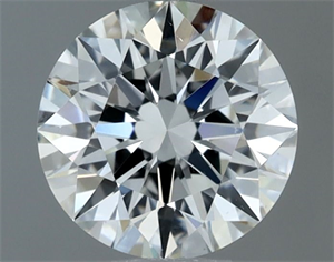 Picture of Natural Diamond 0.70 Carats, Round with Excellent Cut, I Color, VS1 Clarity and Certified by GIA