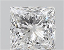 Diamante Natural 2.20 quilates, Princesa , Color D, claridad SI1 y certificado GIA
