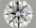Diamante Natural 0.41 quilates, Redondo , Color D, claridad VVS2 y certificado GIA