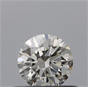 Natural Diamond 0.40 Carats, Round with Excellent Cut, H Color, VVS2 Clarity and Certified by IGI