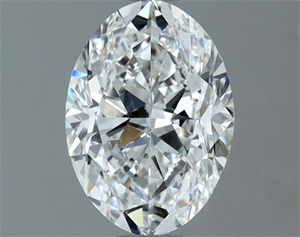 Picture of Natural Diamond 1.20 Carats, Oval with  Cut, E Color, SI1 Clarity and Certified by GIA