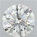 Natural Diamond 1.08 Carats, Round with Excellent Cut, J Color, SI1 Clarity and Certified by GIA