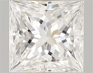 Picture of Natural Diamond 0.30 Carats, Princess with  Cut, G Color, VVS1 Clarity and Certified by GIA
