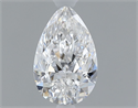 Diamante Natural 0.41 quilates, De pera , Color E, claridad VS2 y certificado GIA