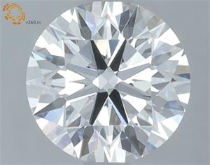 Picture of Lab Grown Diamond 1.31 Carats, Round with Ideal Cut, E Color, VS1 Clarity and Certified by IGI