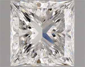 Picture of Natural Diamond 0.90 Carats, Princess with  Cut, G Color, VVS2 Clarity and Certified by GIA