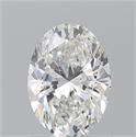 Natural Diamond 1.30 Carats, Oval with  Cut, G Color, VS2 Clarity and Certified by GIA