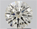 Natural Diamond 1.11 Carats, Round with Excellent Cut, J Color, VS2 Clarity and Certified by IGI