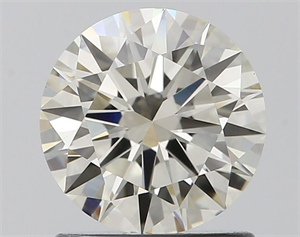 Picture of Natural Diamond 1.11 Carats, Round with Excellent Cut, J Color, VS2 Clarity and Certified by IGI